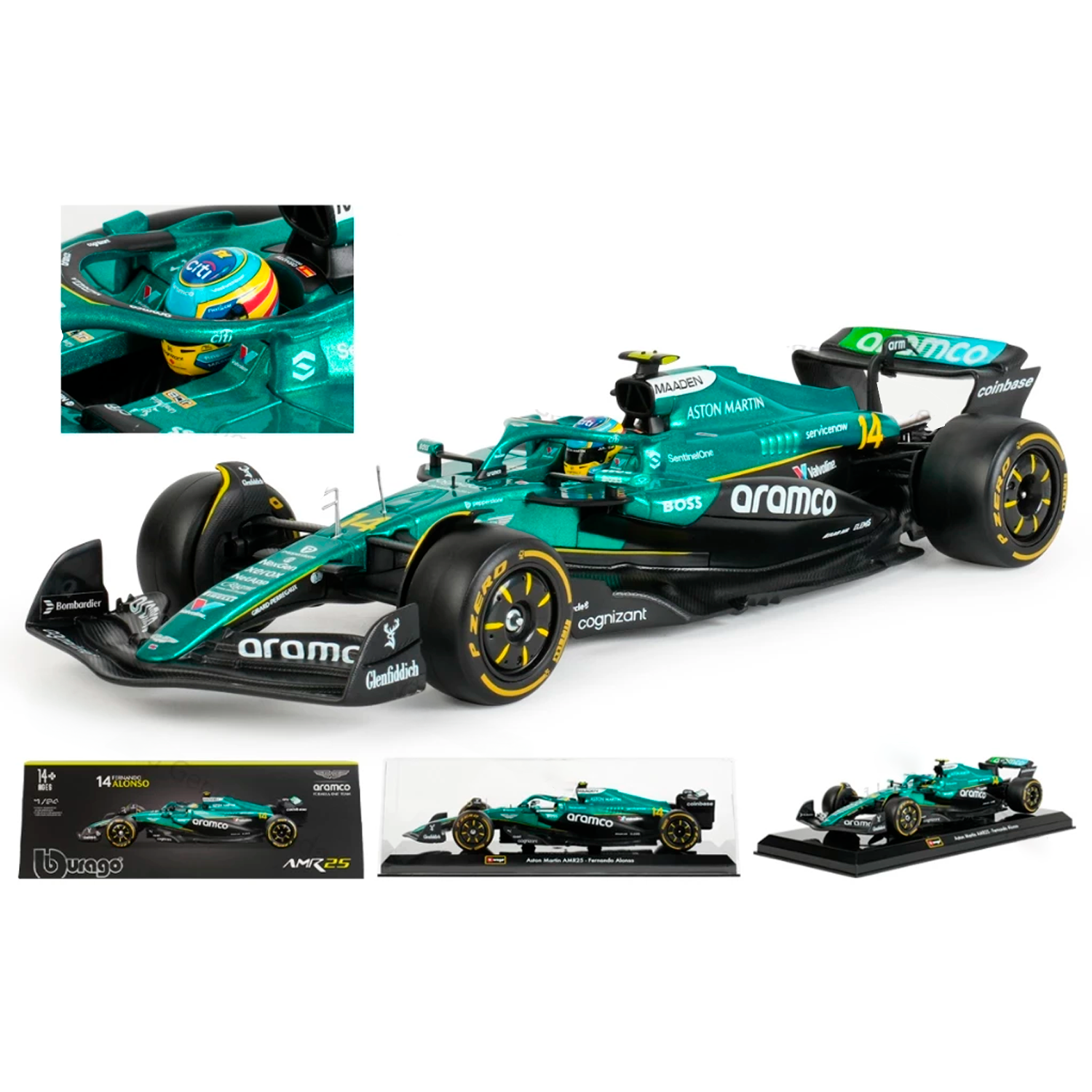 (2025) F1 Miniatura Aston Martin AMR25 1:24