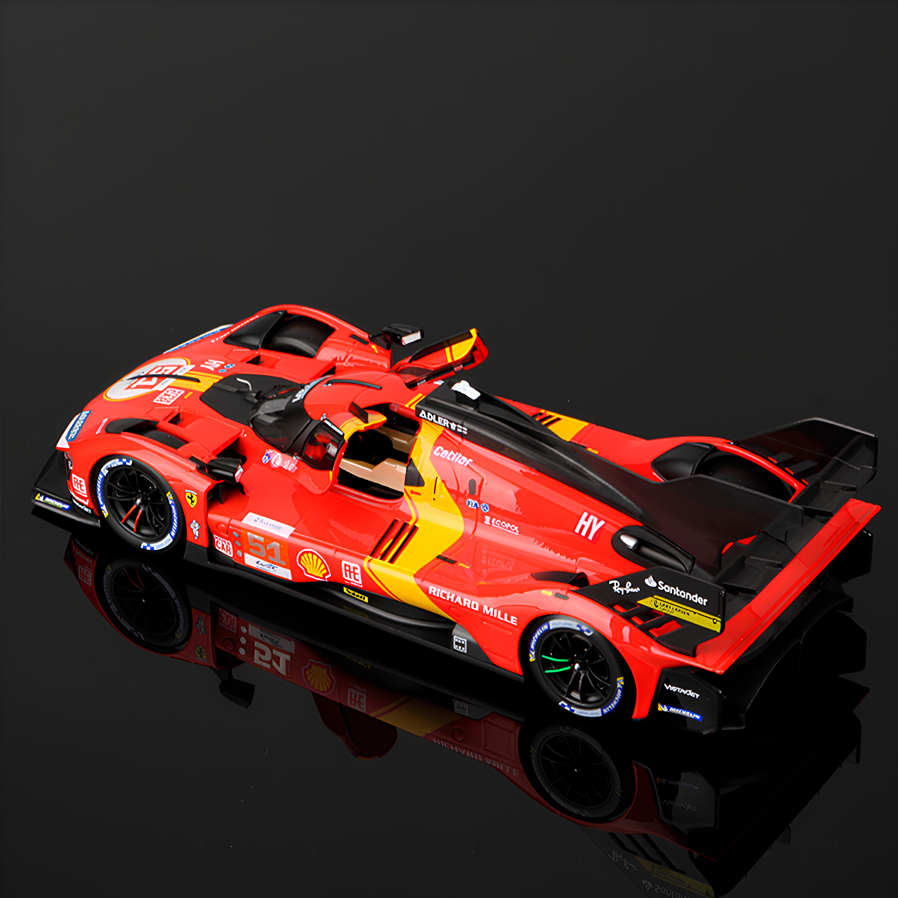 LANÇAMENTO Miniatura WEC Ferrari 499P 2023 em Metal