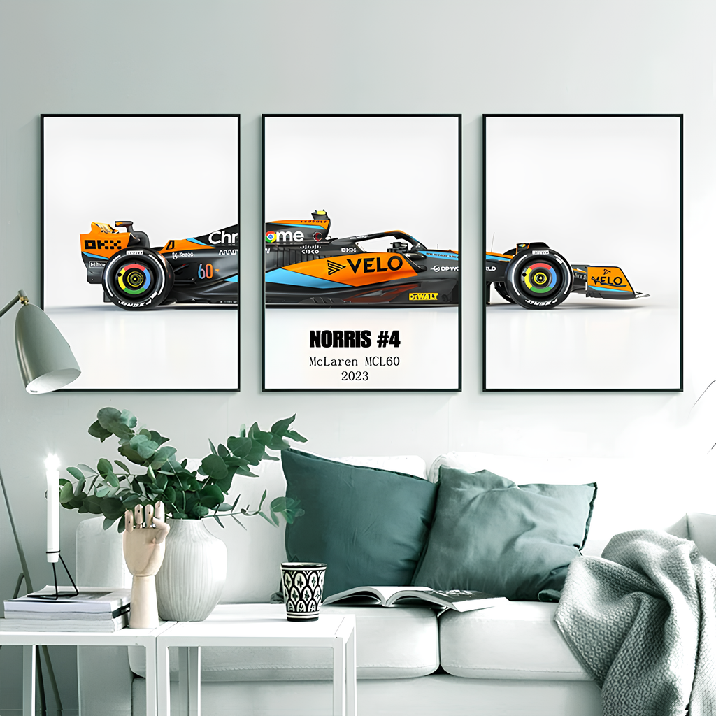 Pôster / Quadro Decorativo Fórmula 1 McLaren MCL60 #4