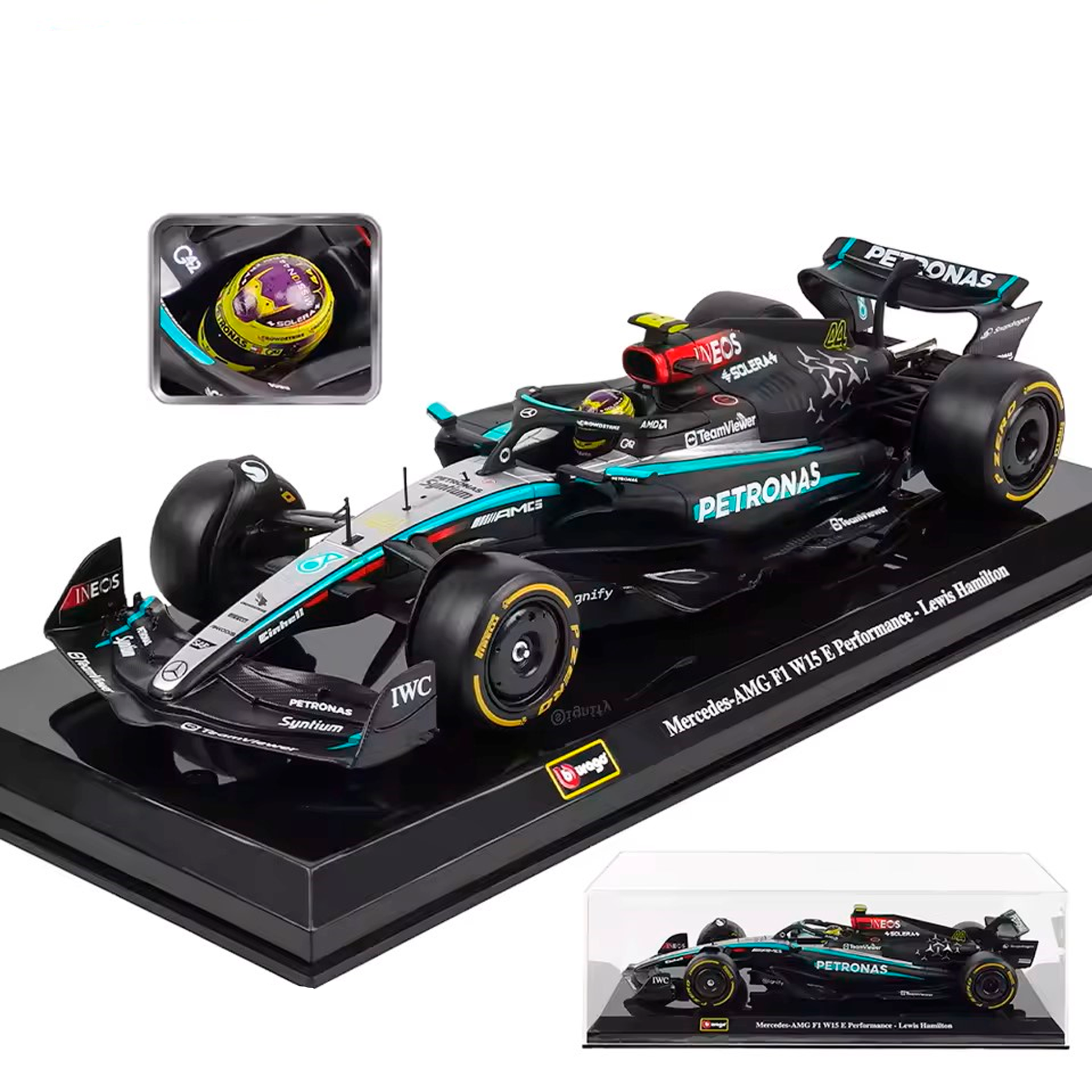 (2024) F1 Miniatura Mercedes W15 1:24