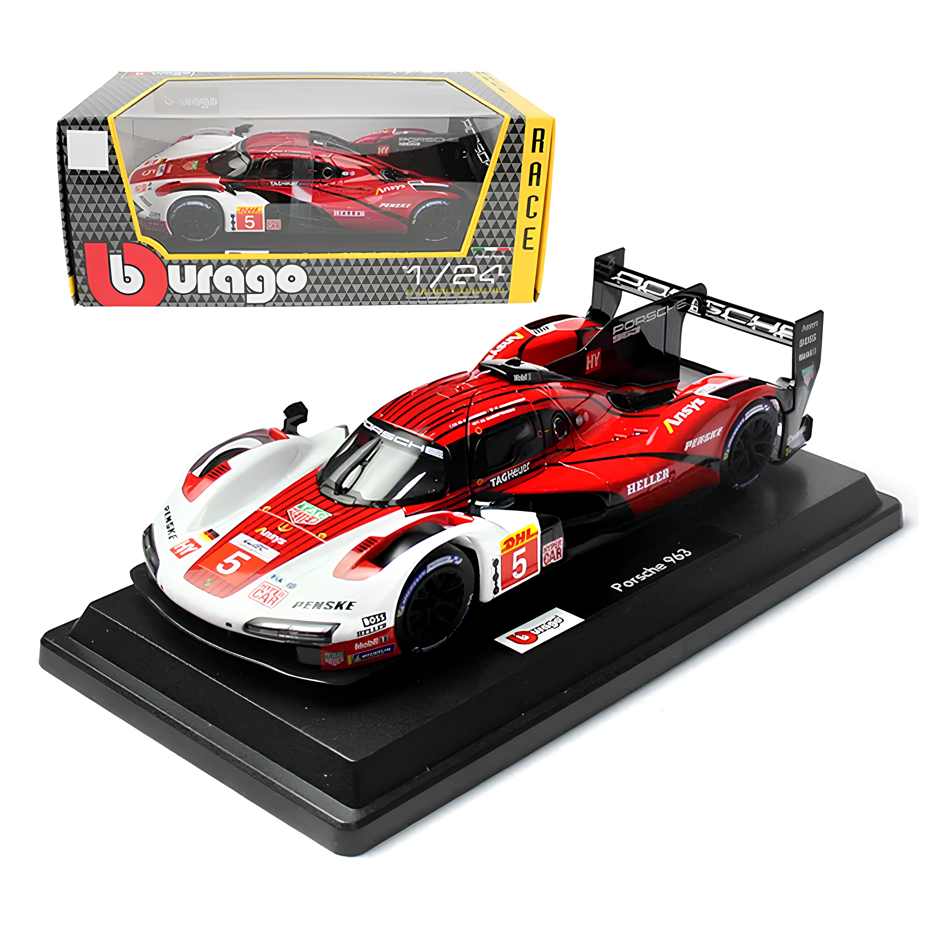 LANÇAMENTO Miniatura WEC Porsche 963 em Metal 1:24