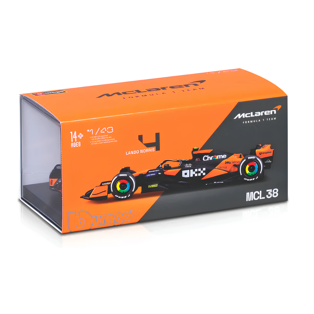 (2024) F1 Miniatura McLaren MCL38 #4 Lando Norris 1:43