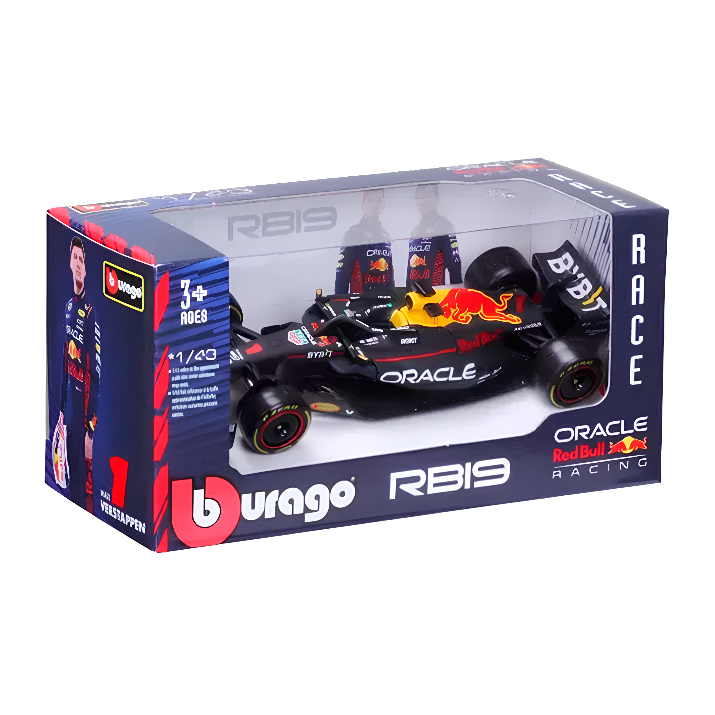 LANÇAMENTO (2023) F1 Miniatura Red Bull Racing RB19 #1 Max Verstappen 1:43