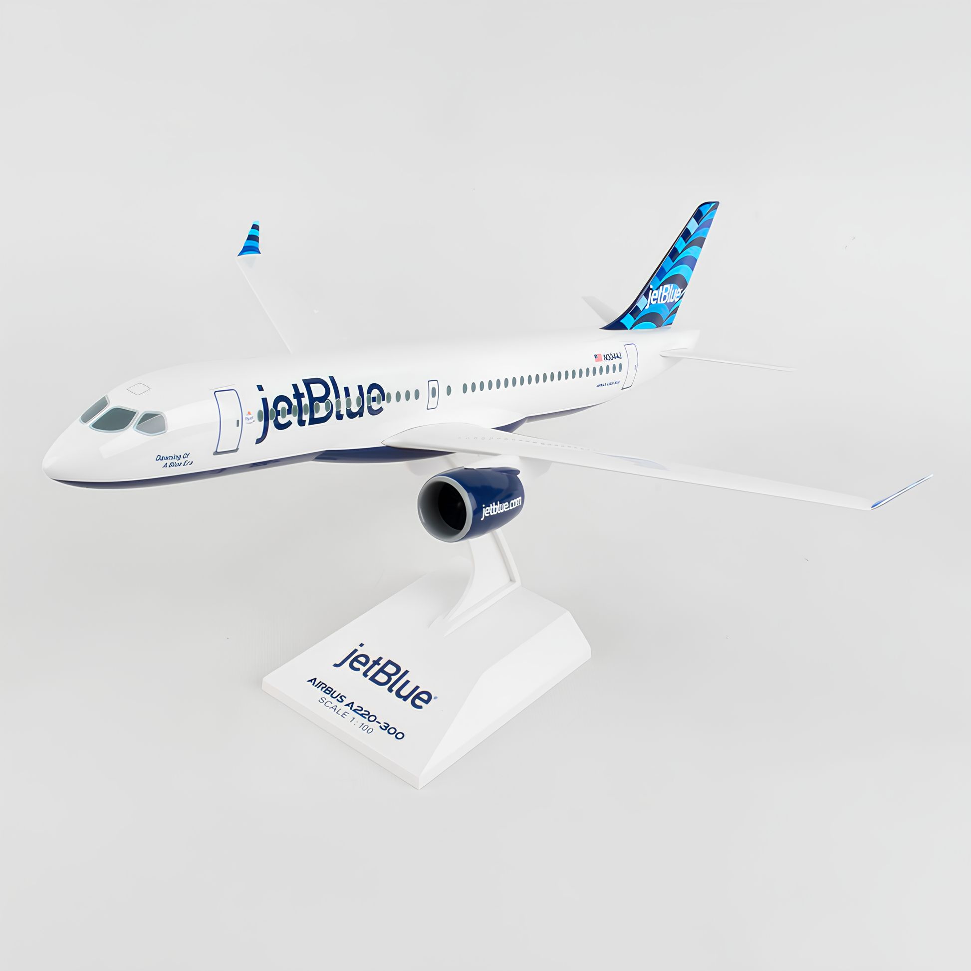 Miniatura Avião JetBlue A220-300 1:100