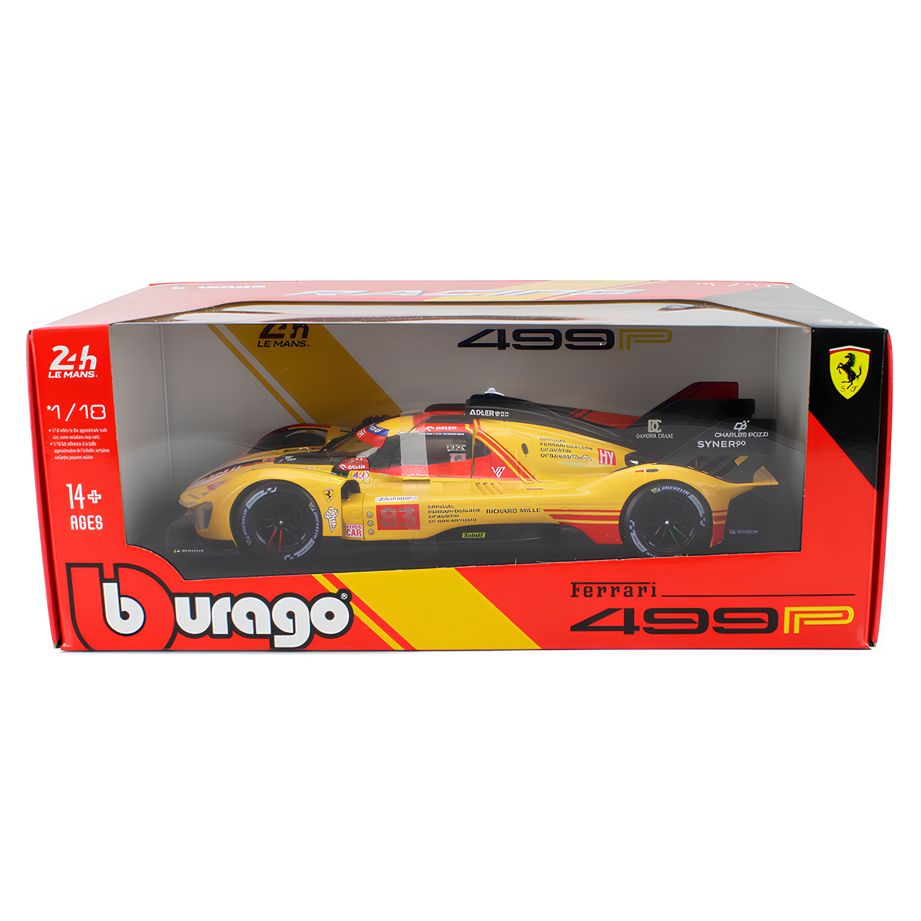 2024) 24h Le Mans Miniatura Ferrari AF Corse #83 499P 1:18 – Homenge