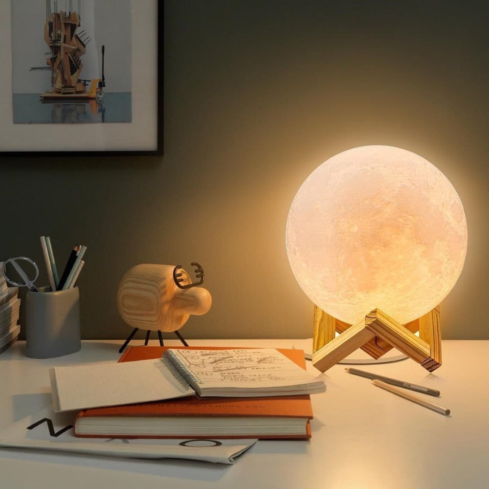 Luminária Lua Cheia RGB 16 Cores - Homenge