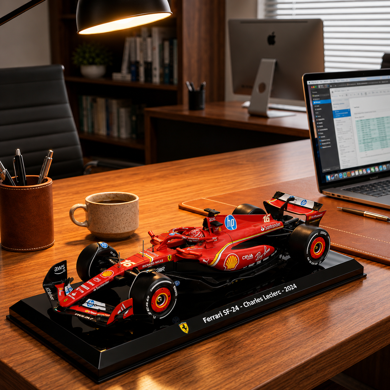 (2024) F1 Miniatura Scuderia Ferrari SF-24 1:24