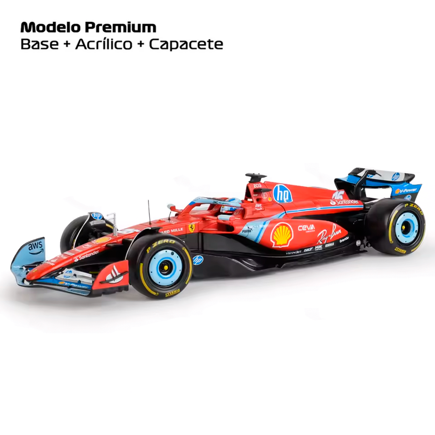 (2024) F1 Miniatura Ferrari SF-24 Miami 1:43