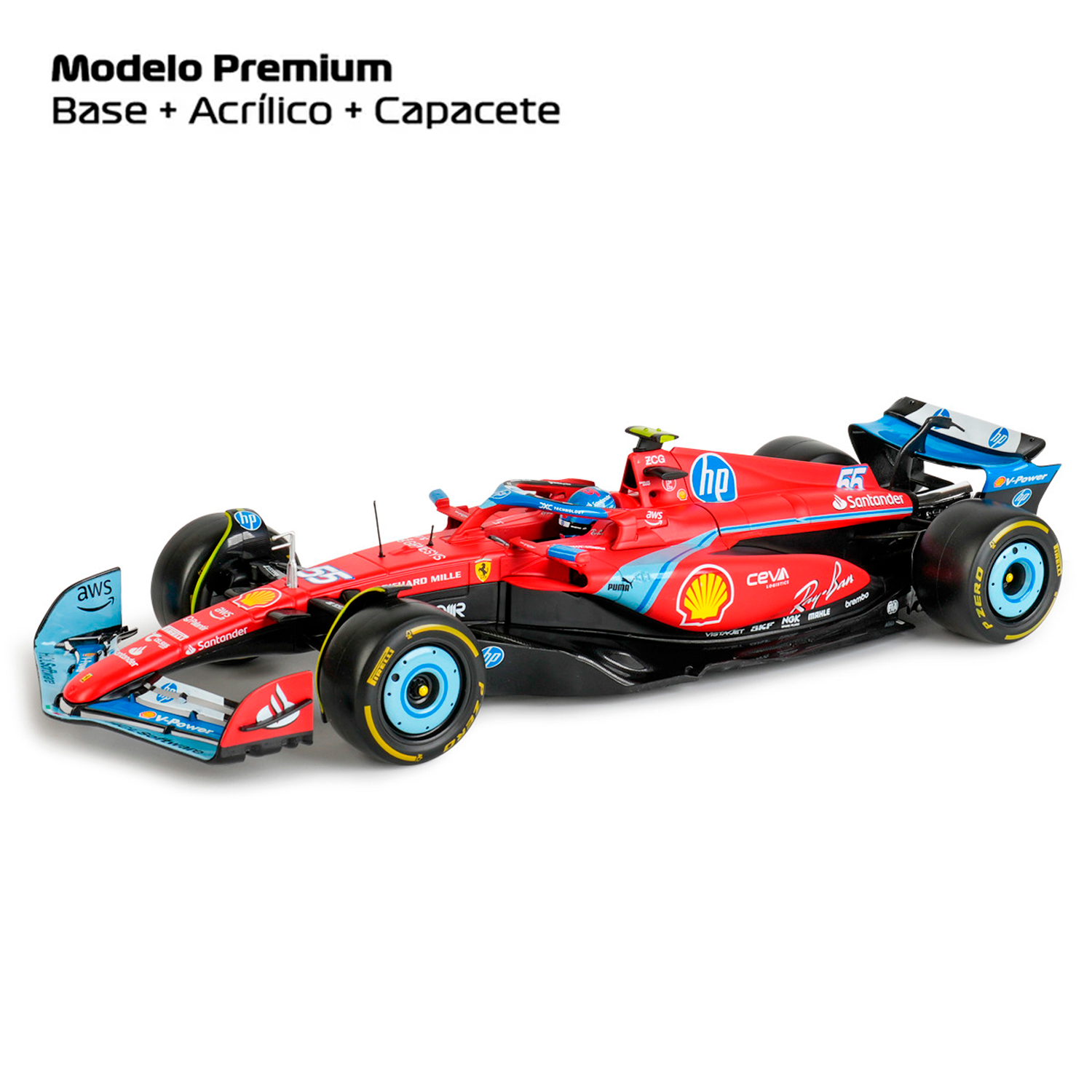 (2024) F1 Miniatura Ferrari SF-24 Miami 1:43