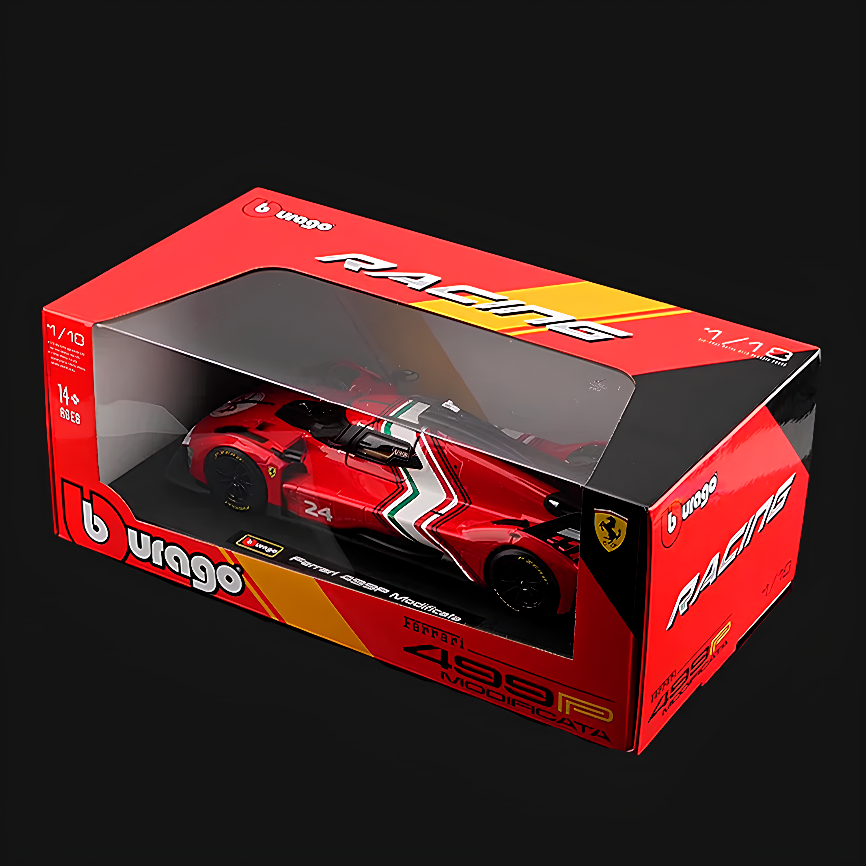 (2023) 24h Le Mans Miniatura Ferrari 499P Modificata #24 1:18