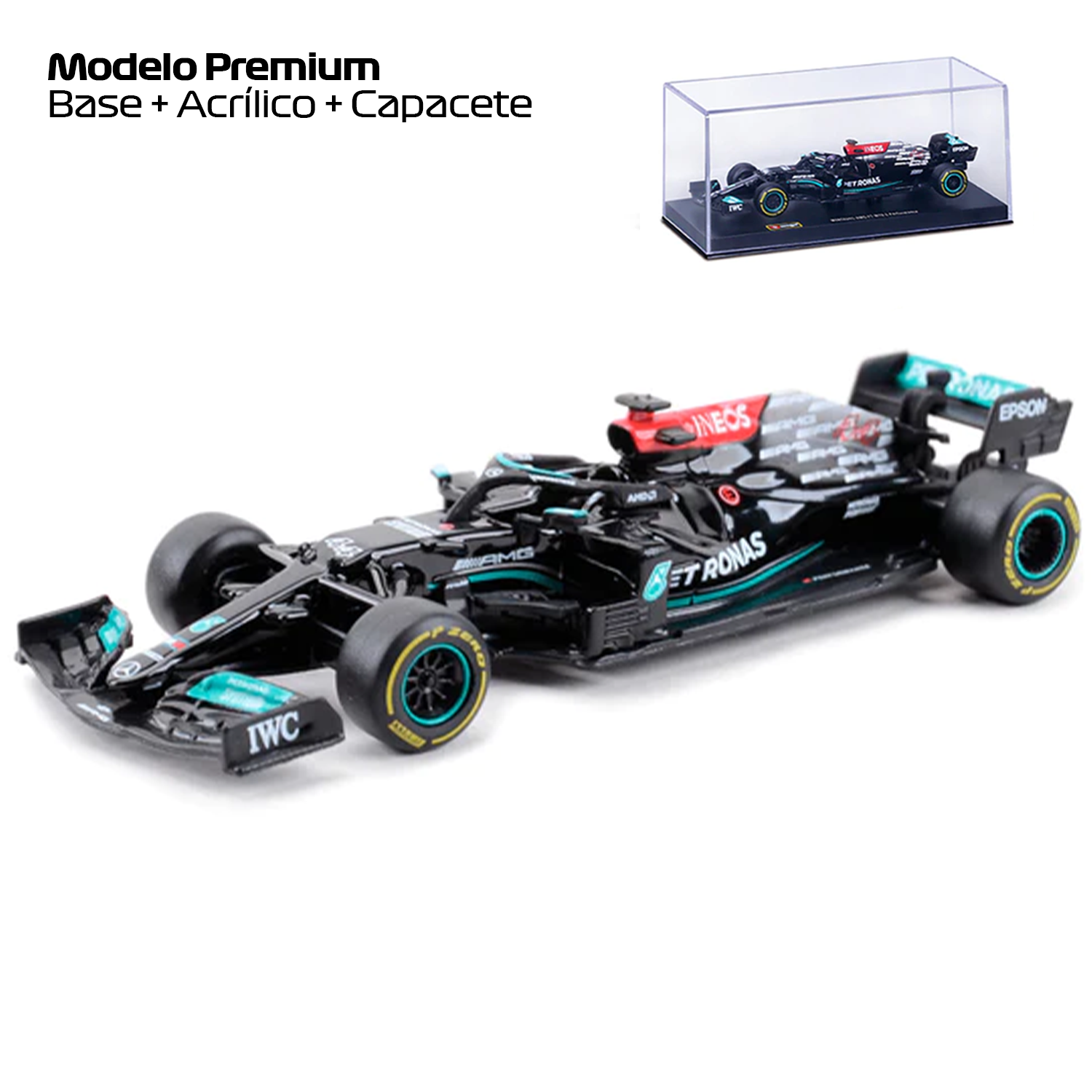 (2021) F1 Miniatura Mercedes-AMG W12 #44 Lewis Hamilton