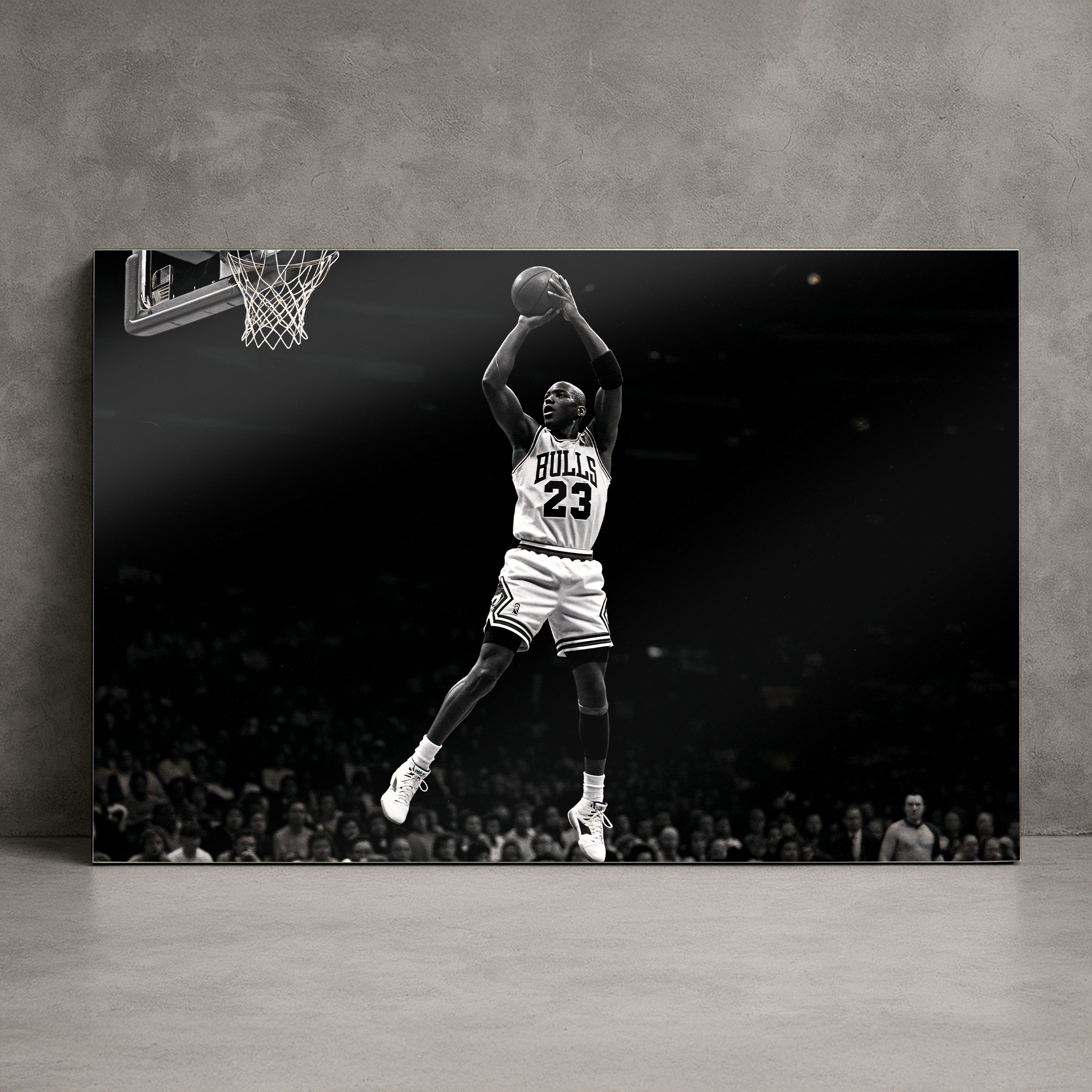 Tela/Quadro Decorativo Michael Jordan Blackout