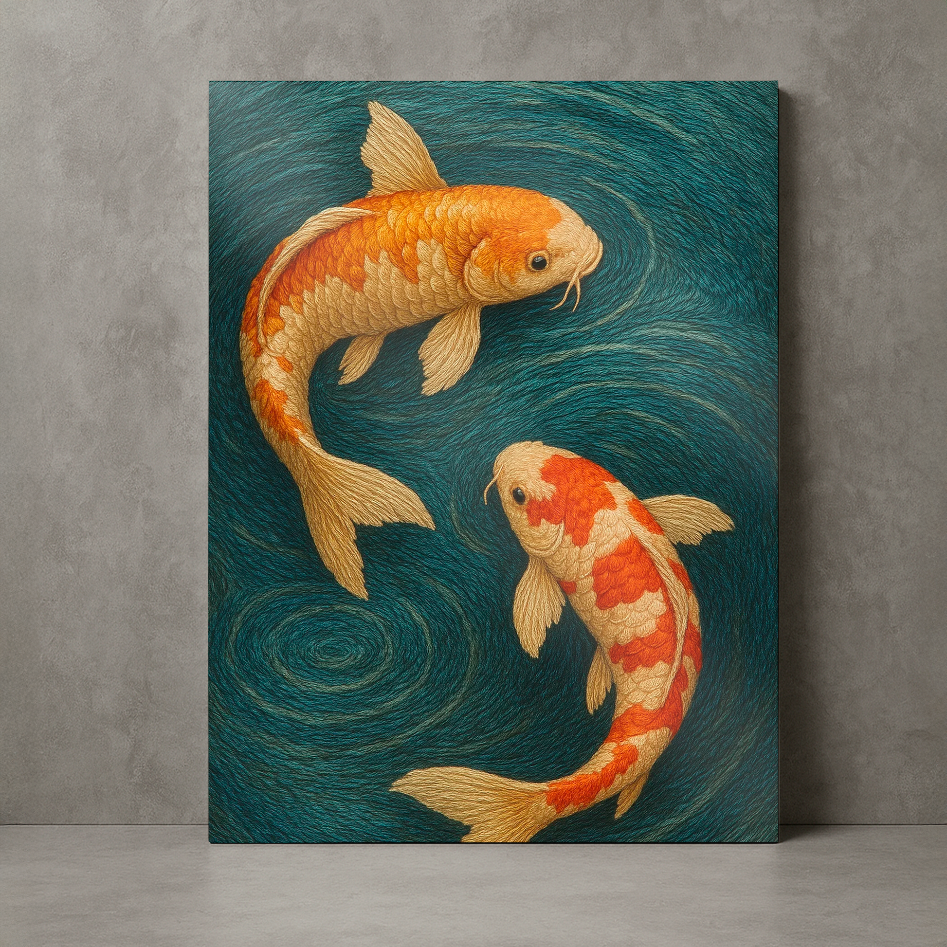 Tela/Quadro Decorativo Dourado Celeste