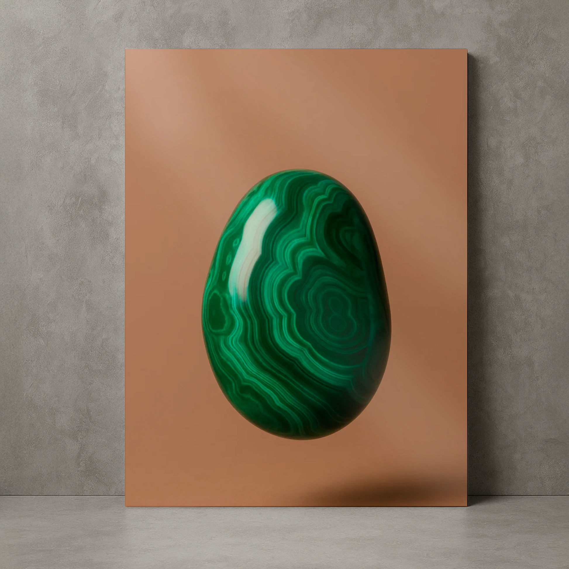 Tela/Quadro Decorativo Lapidação Verde