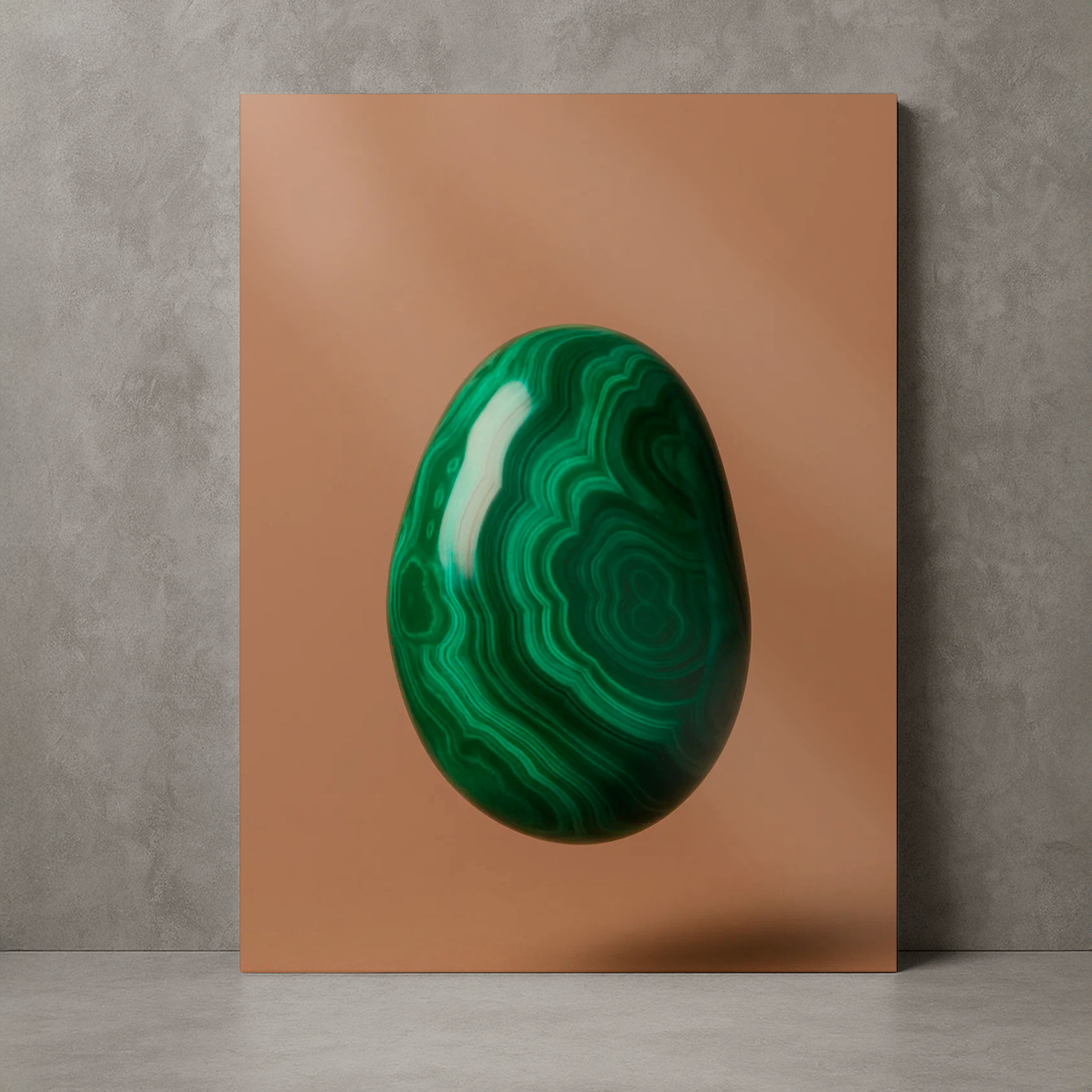 Tela/Quadro Decorativo Lapidação Verde