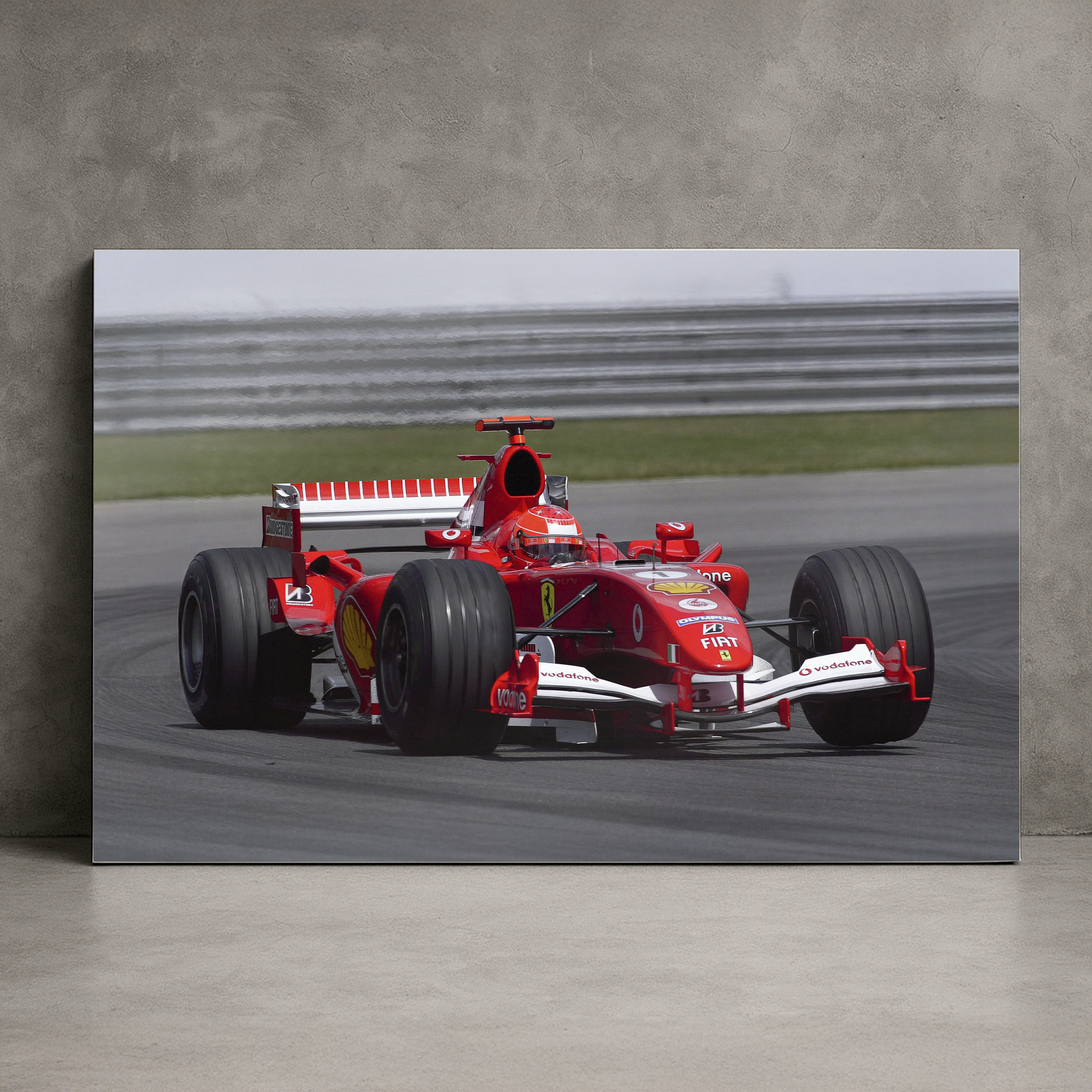 Tela/Quadro Decorativo F1 Ferrari F2004