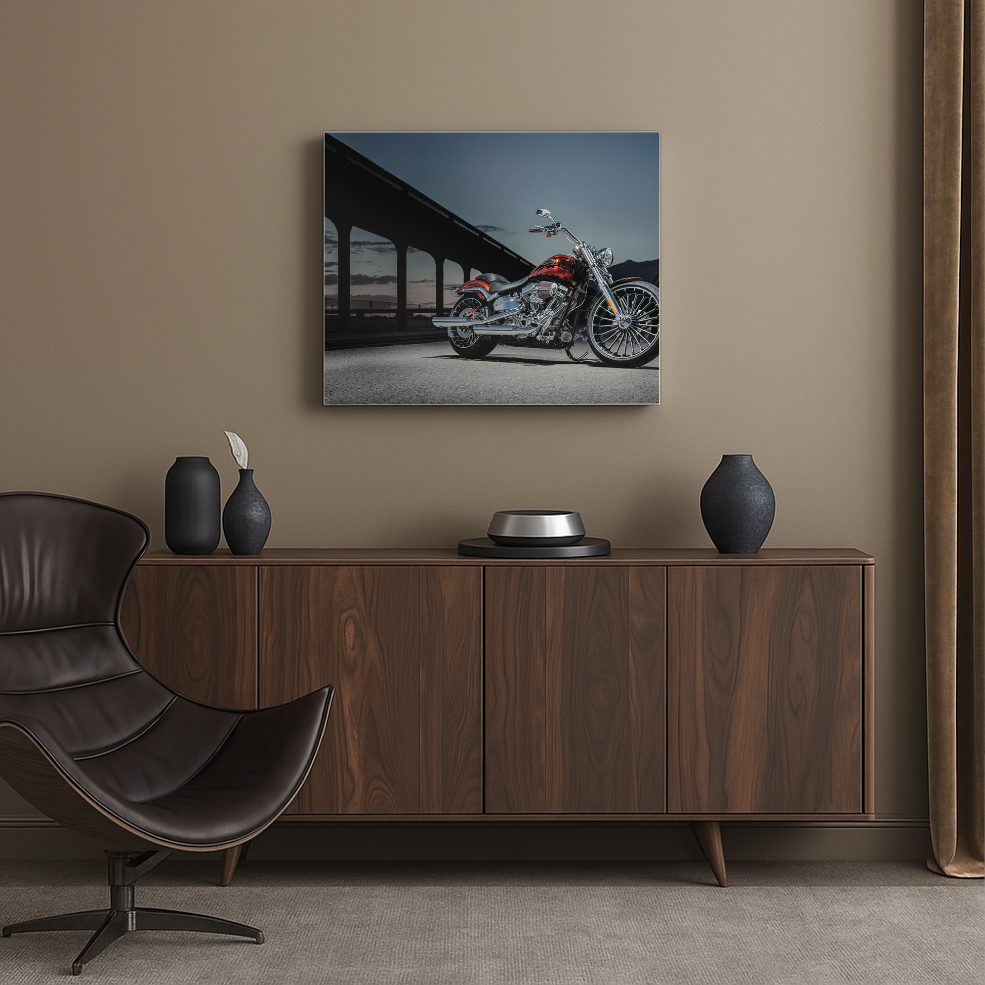 Tela/Quadro Decorativo Harley-Davidson Softail Breakout