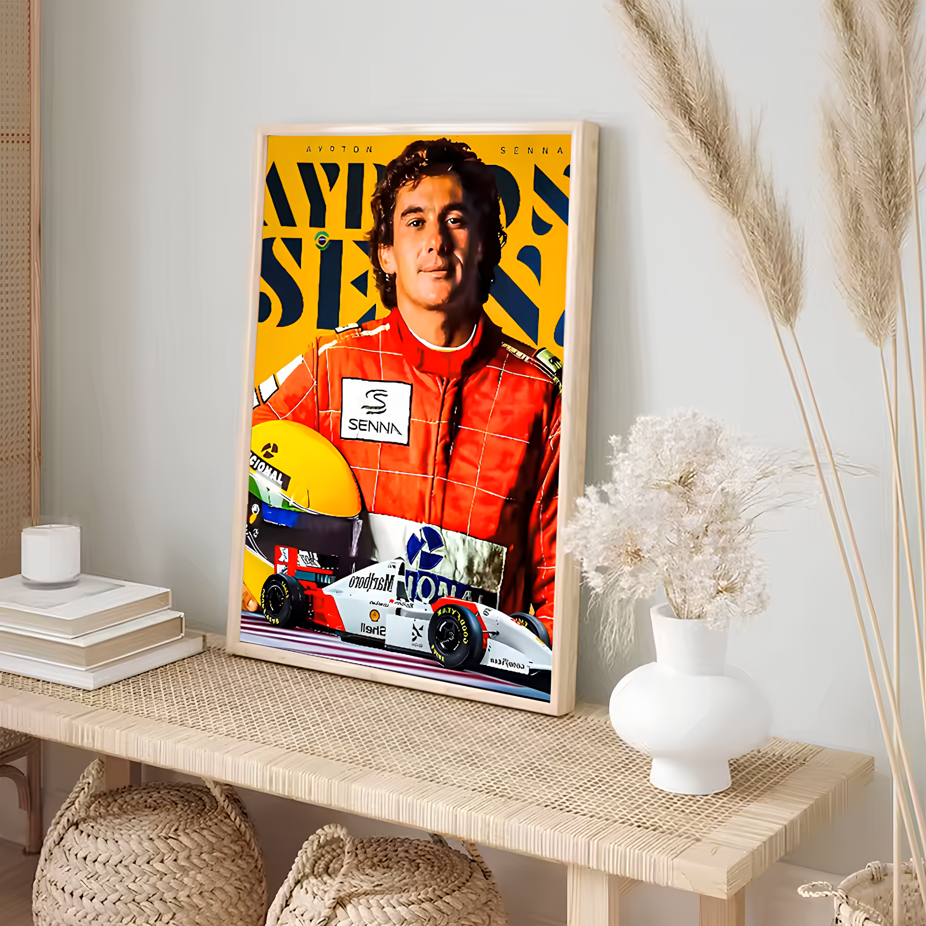 Pôsters / Quadros Decorativos F1 Ayrton Senna
