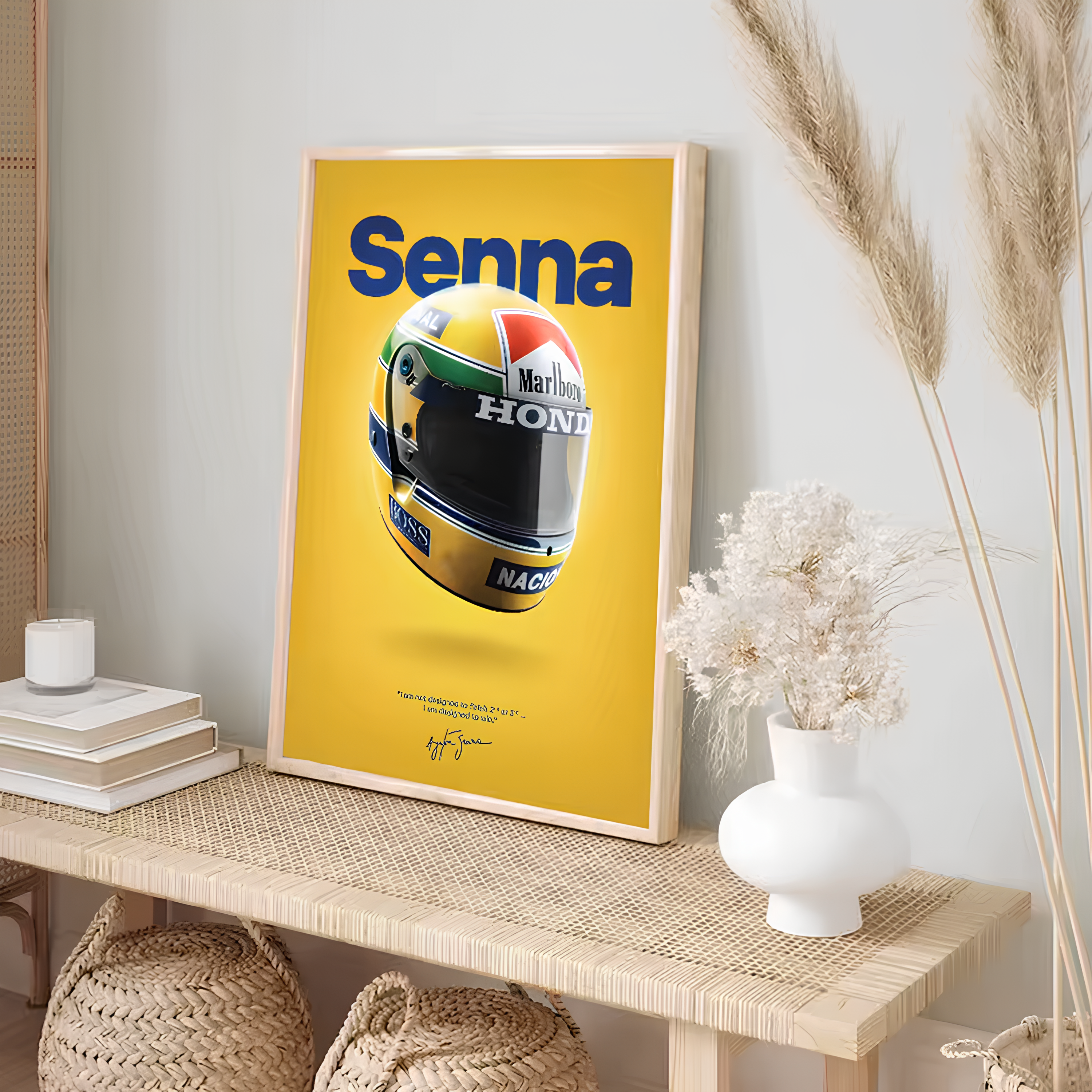 Pôsters / Quadros Decorativos F1 Ayrton Senna