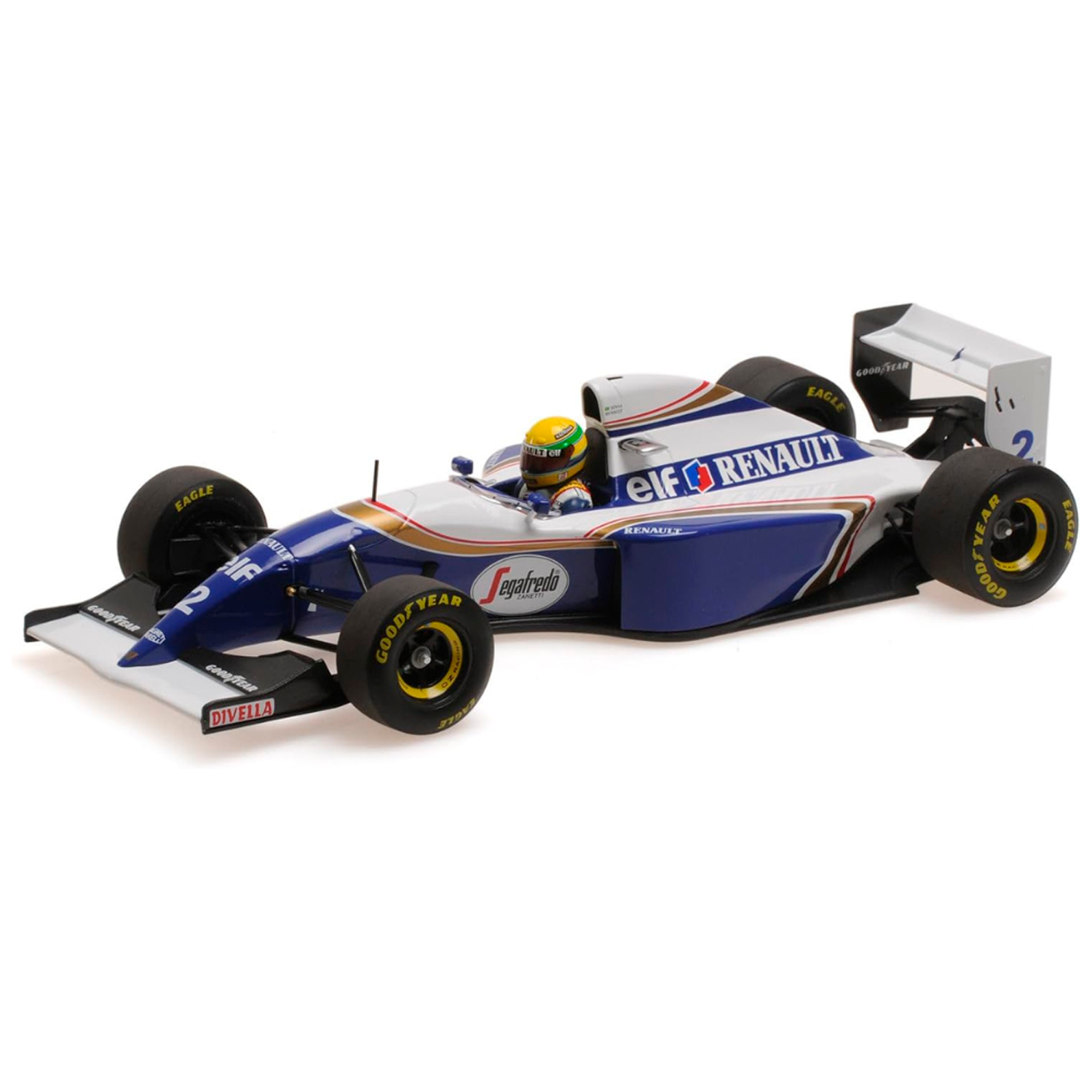 (1994) F1 Miniatura Williams Renault FW16 Ayrton Senna 1:18