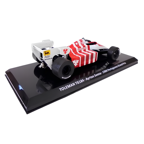 (1984) F1 Miniatura Toleman TG184 Ayrton Senna GP Portugal 1:24