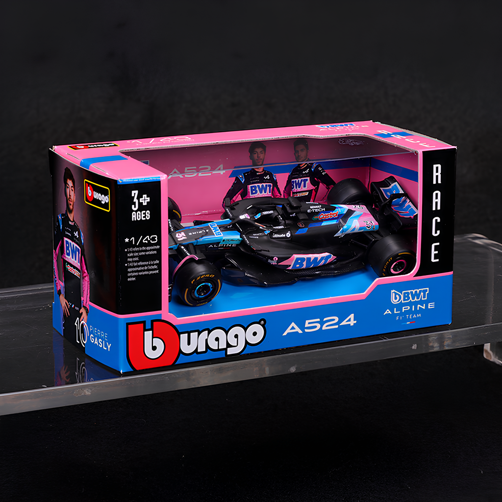 2024) F1 Miniatura Alpine A524 Japão 1:43 – Homenge