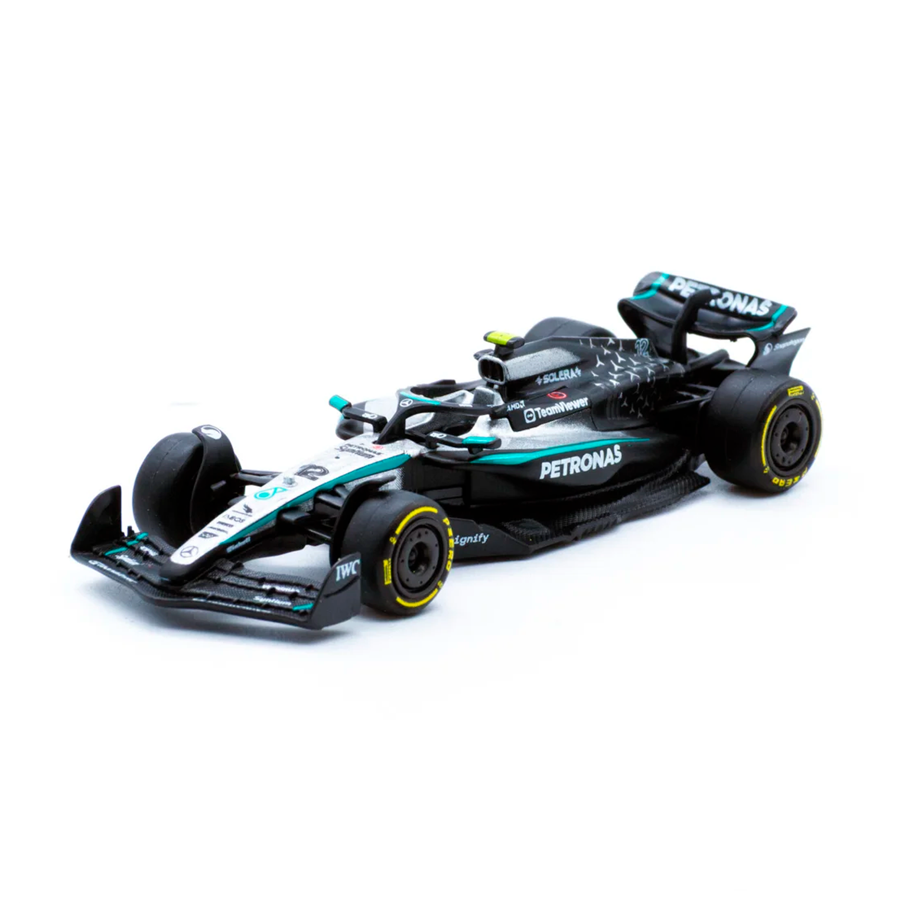 2025) F1 Miniatura Mercedes-AMG W16 #12 Kimi Antonelli 1:64 – Homenge