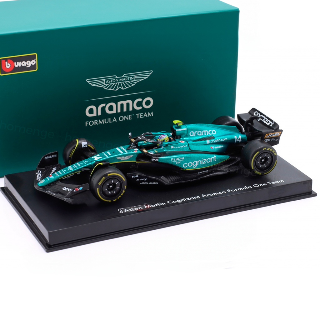 2023) F1 Miniatura Aston Martin A. AMR23 #14 Fernando Alonso 1:43