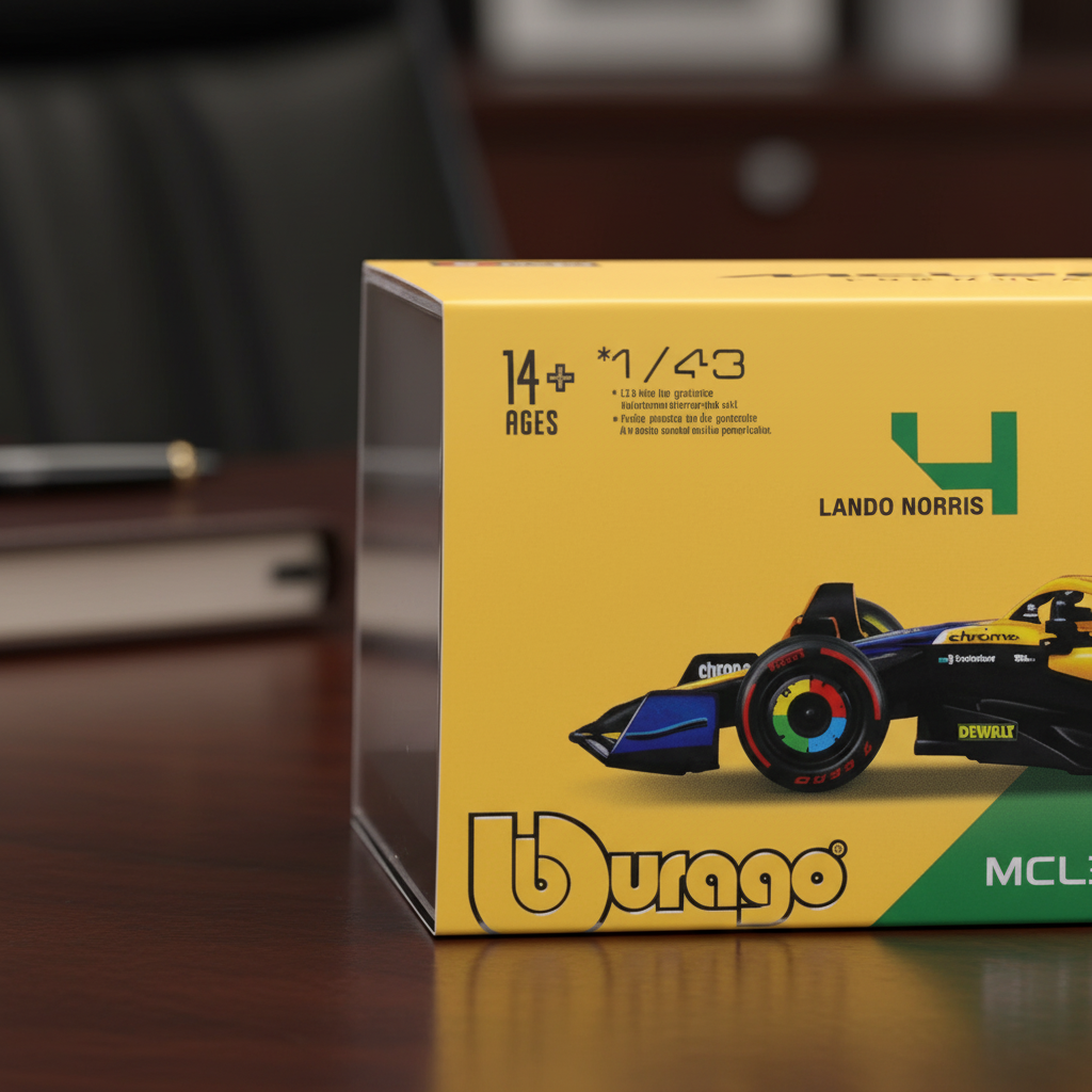 (2024) F1 Miniatura McLaren MCL38 Senna Mônaco 1:43
