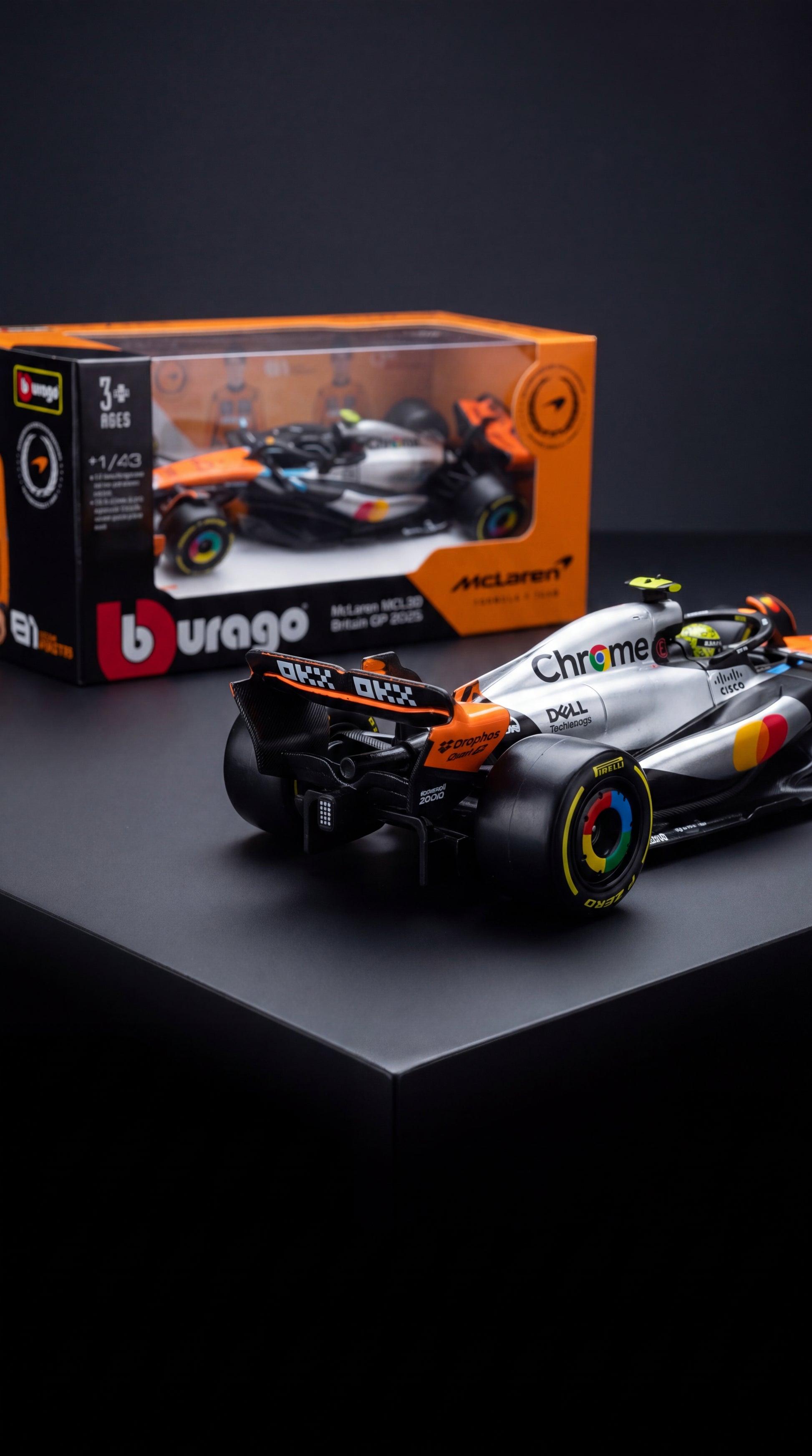 (2025) F1 Miniatura McLaren MCL39 GP Silverstone 1:43