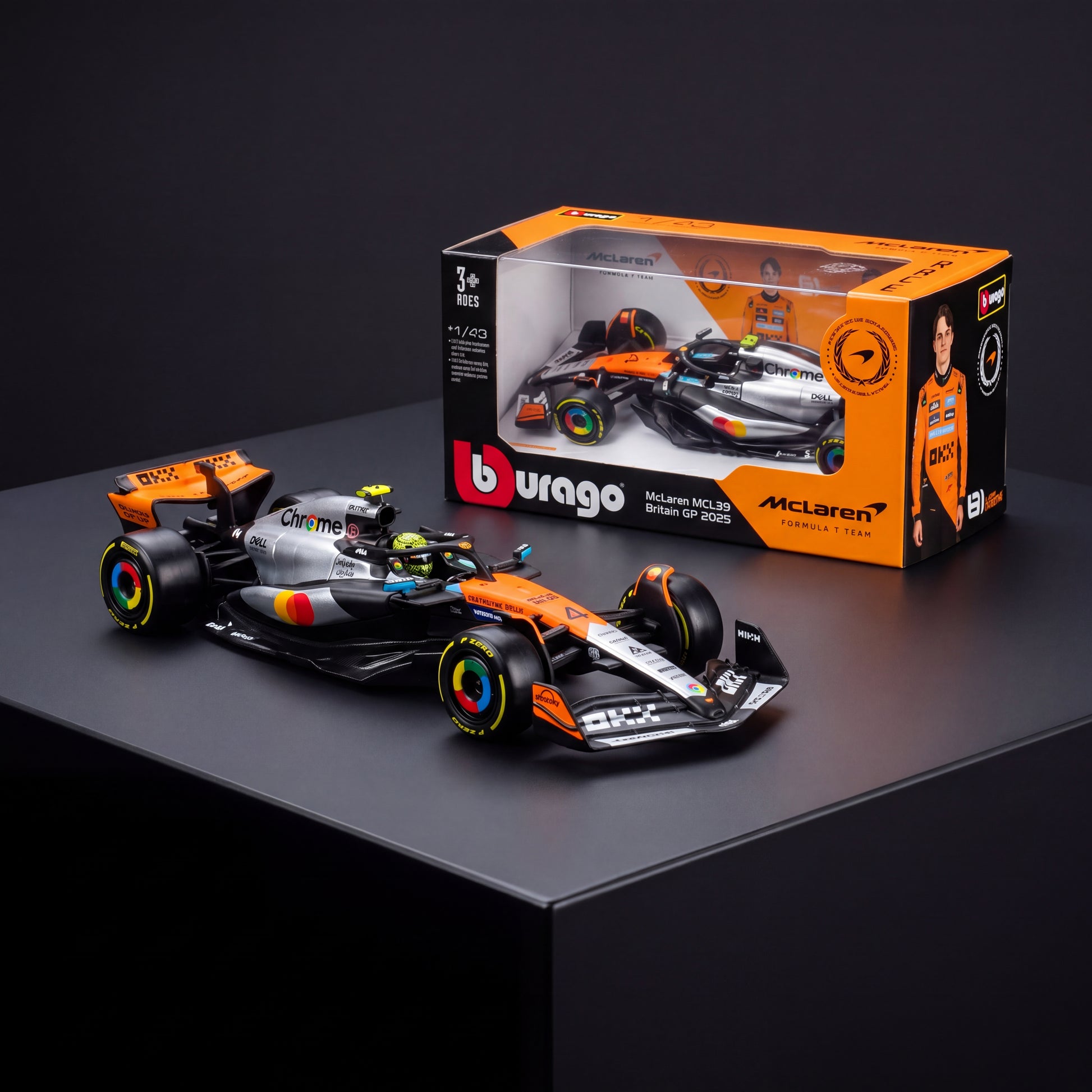(2025) F1 Miniatura McLaren MCL39 GP Silverstone 1:43