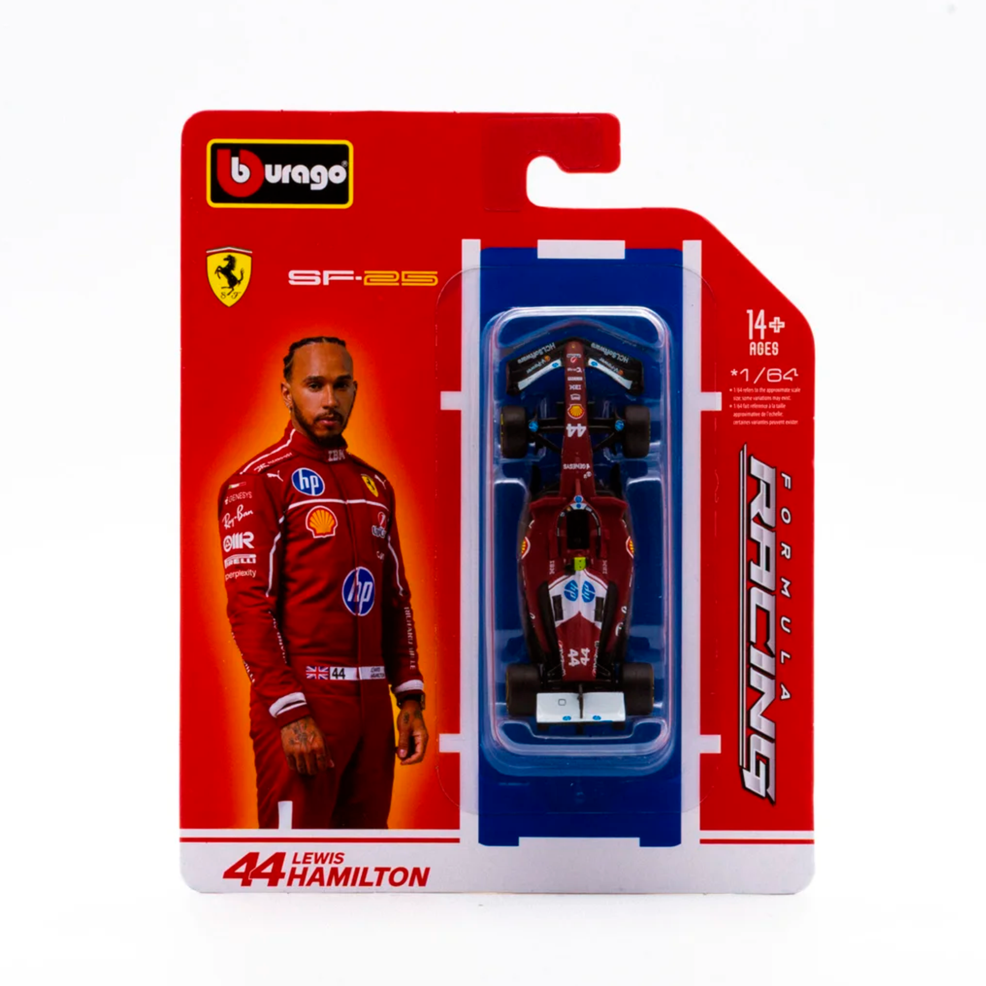 (2025) F1 Miniatura Scuderia Ferrari SF-25 #44 Lewis Hamilton 1:64