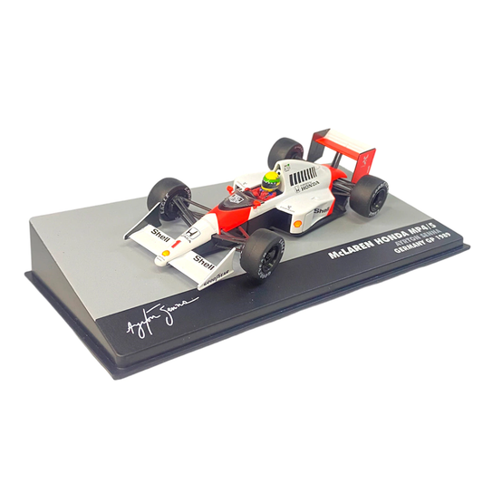 LANÇAMENTO (1990) F1 Miniatura McLaren MP4/5B Ayrton S. 1:43