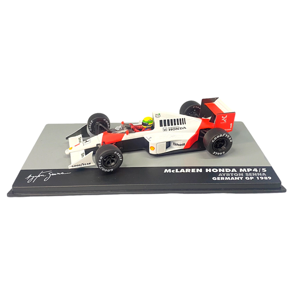 LANÇAMENTO (1990) F1 Miniatura McLaren MP4/5B Ayrton S. 1:43