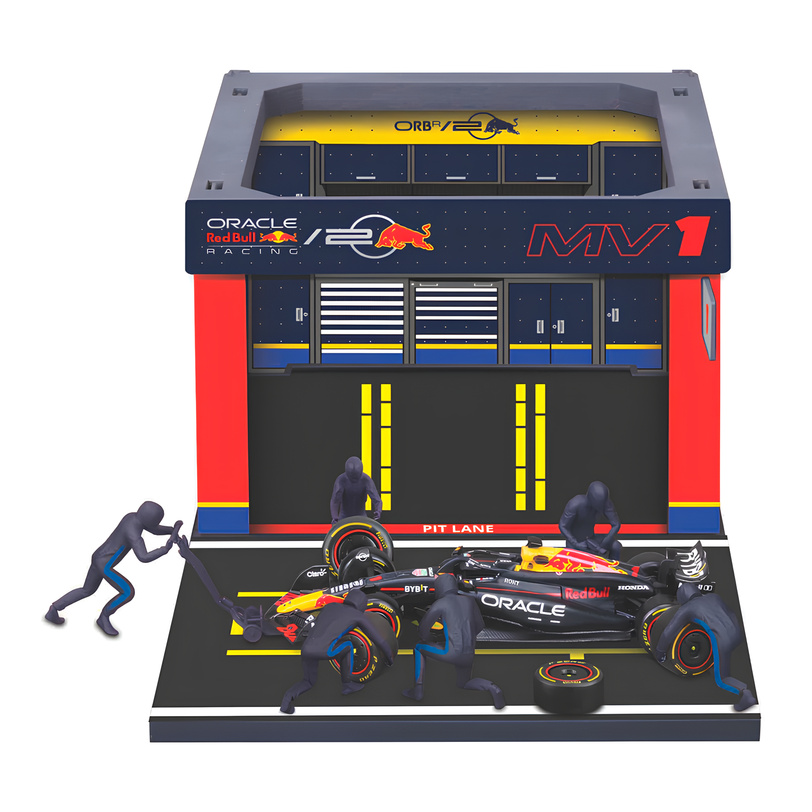 (2024) F1 Miniatura Red Bull RB20 Pit Pass #1 Max Verstappen 1:43