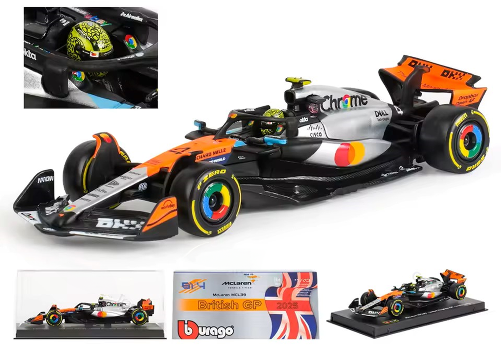 (2025) F1 Miniatura McLaren MCL39 GP Silverstone 1:43