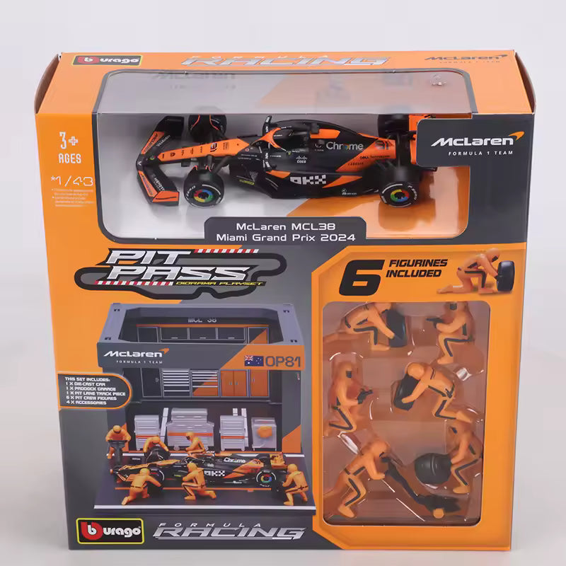 (2024) F1 Miniatura Boxes Pit Pass Escala 1:43