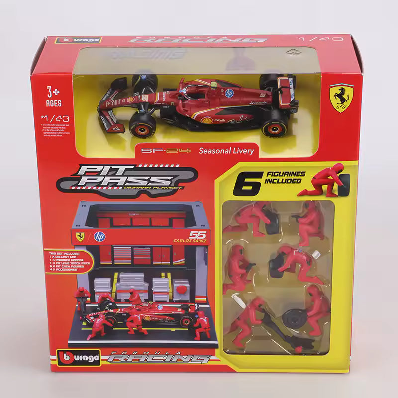 (2024) F1 Miniatura Boxes Pit Pass Escala 1:43