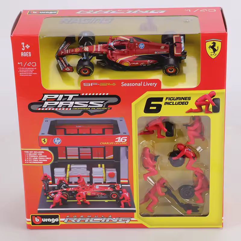 (2024) F1 Miniatura Boxes Pit Pass Escala 1:43