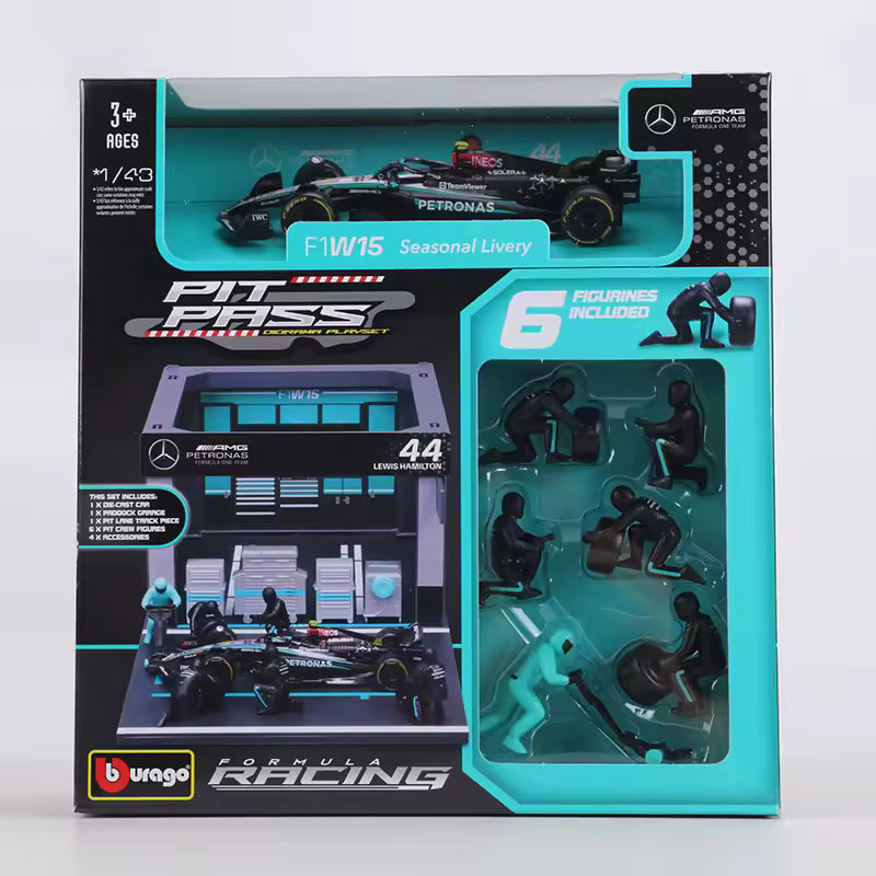 (2024) F1 Miniatura Boxes Pit Pass Escala 1:43