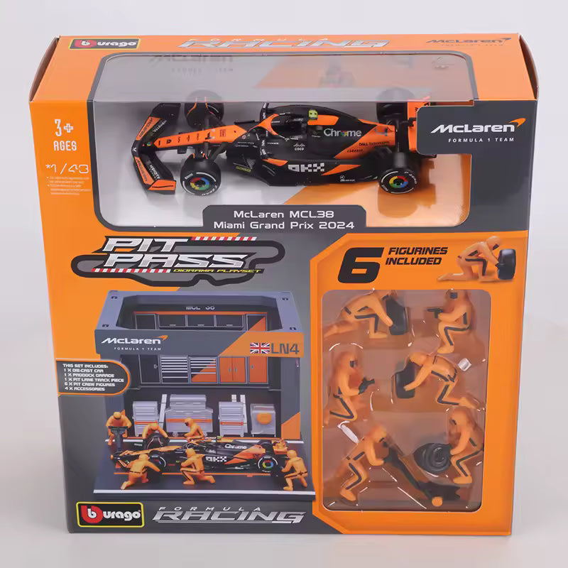 (2024) F1 Miniatura Boxes Pit Pass Escala 1:43