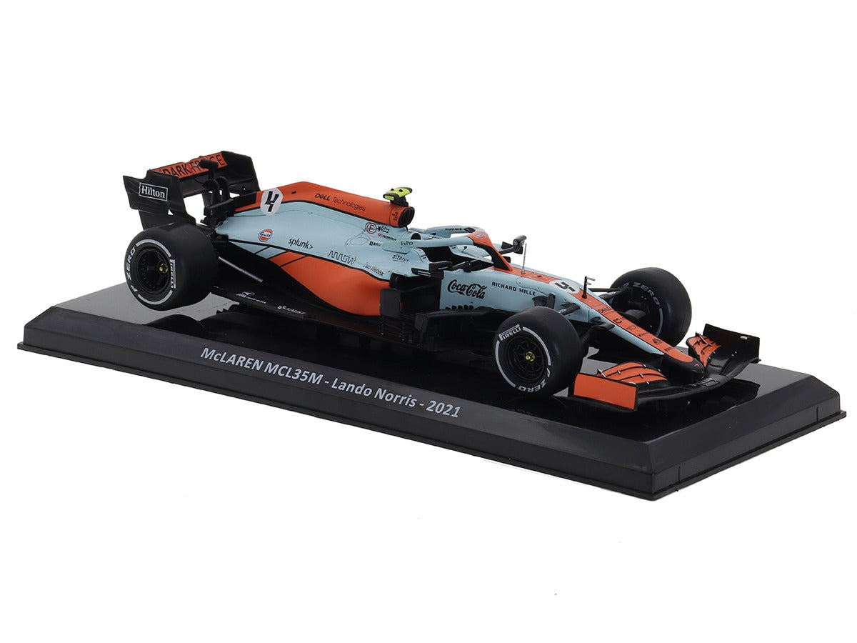 2021) F1 Miniatura McLaren MCL35M GP Mônaco #4 Lando Norris 1:24