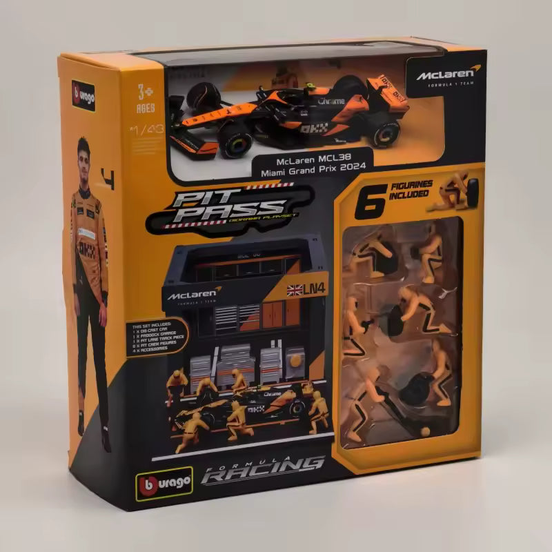 (2024) F1 Miniatura Boxes Pit Pass Escala 1:43