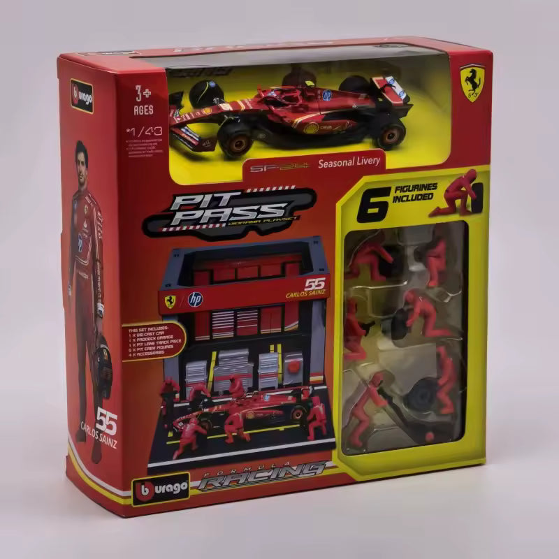 (2024) F1 Miniatura Boxes Pit Pass Escala 1:43