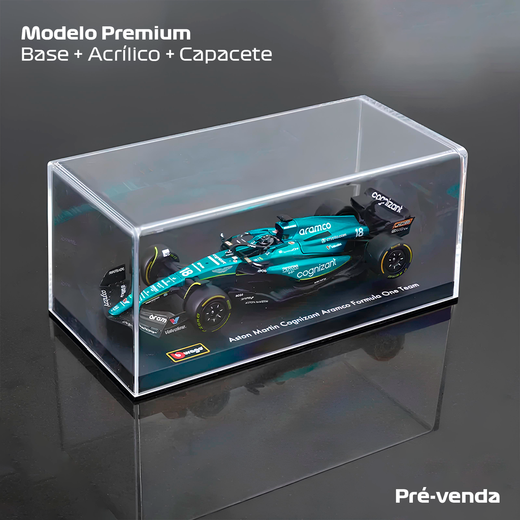 LANÇAMENTO (2023) F1 Miniatura Aston Martin A. AMR23 #18 Lance Stroll 1:43