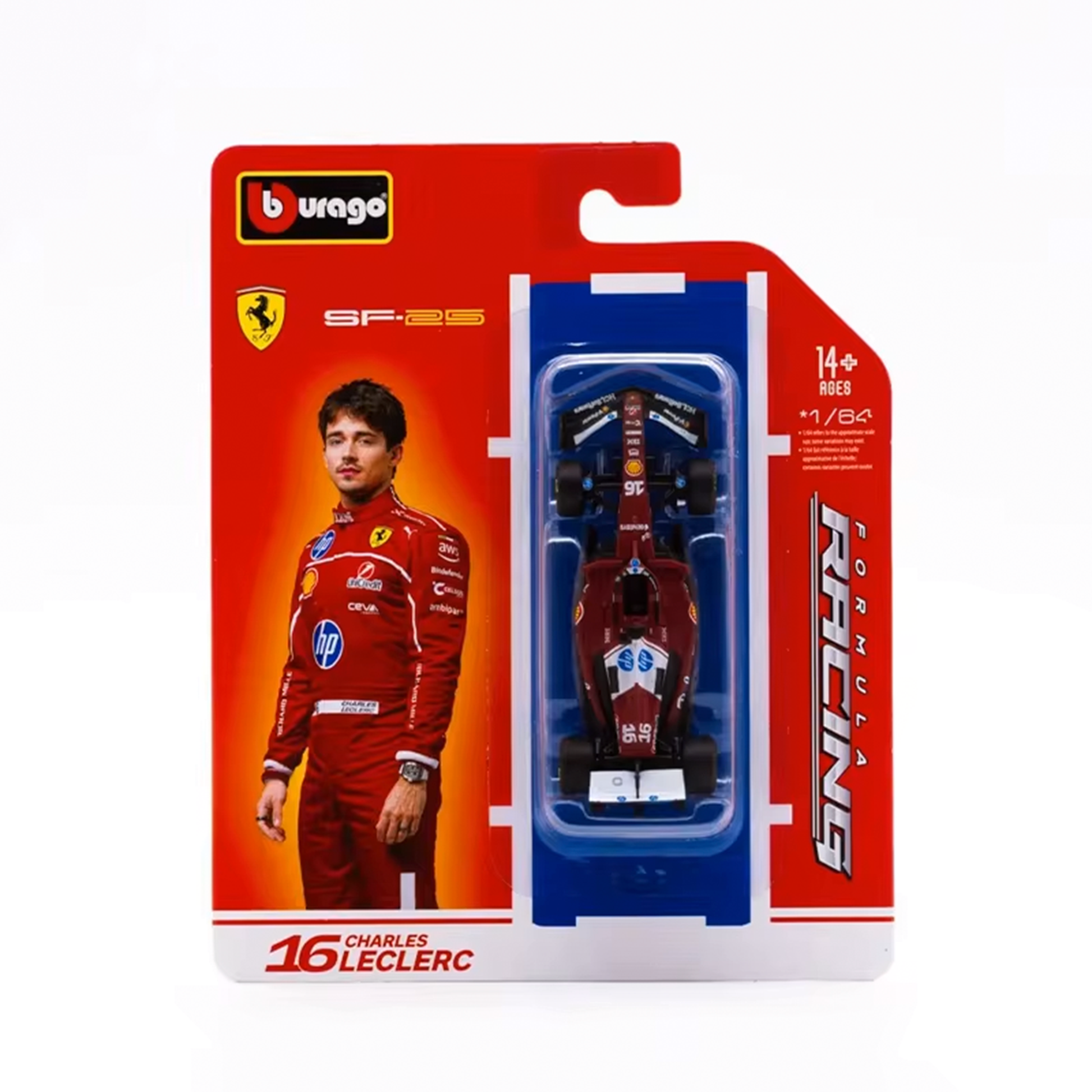 (2025) F1 Miniatura Scuderia Ferrari SF-25 #16 Charles Leclerc 1:64