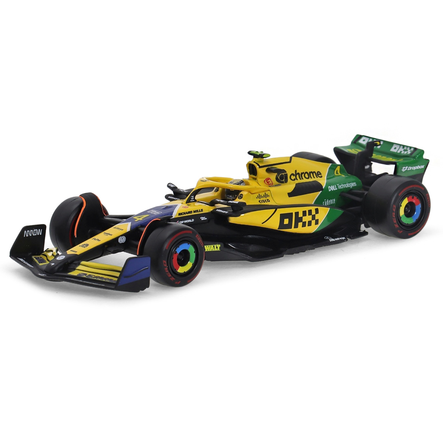 LANÇAMENTO (2024) F1 Miniatura McLaren MCL38 Senna Mônaco 1:43