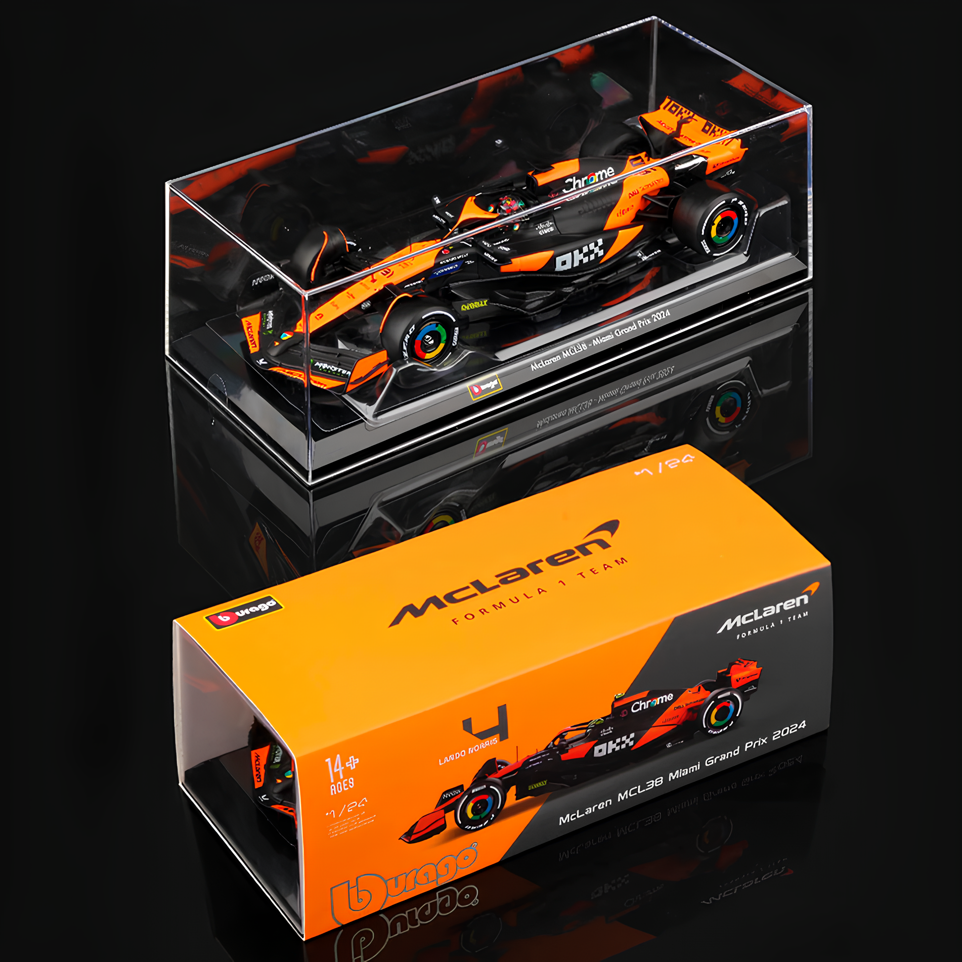(2024) F1 Miniatura McLaren MCL38 1:24