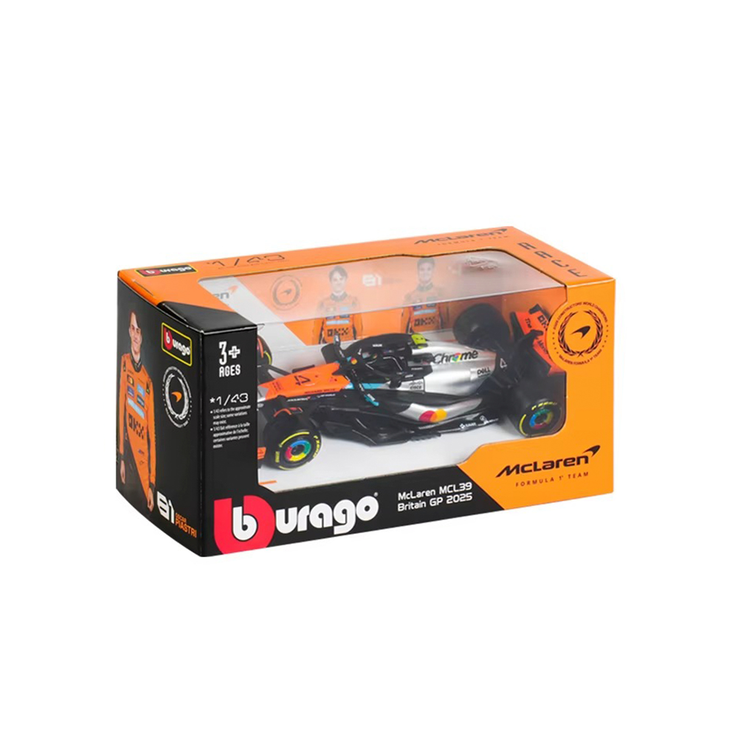 (2025) F1 Miniatura McLaren MCL39 GP Silverstone 1:43