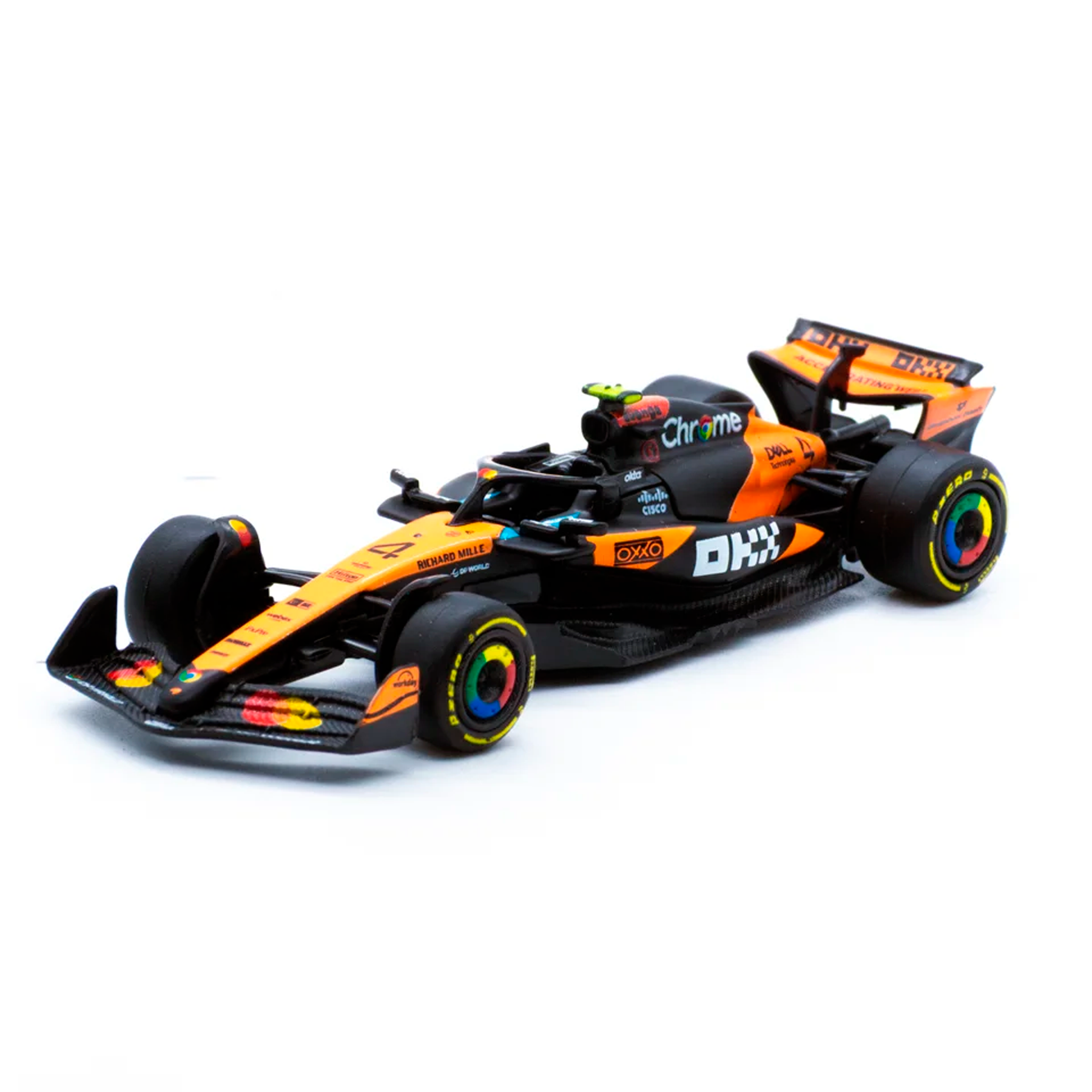 F1ミニカー　f1　ミニチュア　4台 2025) F1 Miniatura McLaren MCL39 #4 Lando Norris 1:64 – Homenge